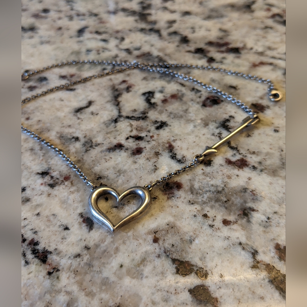 James Avery Heart and Arrow Necklace